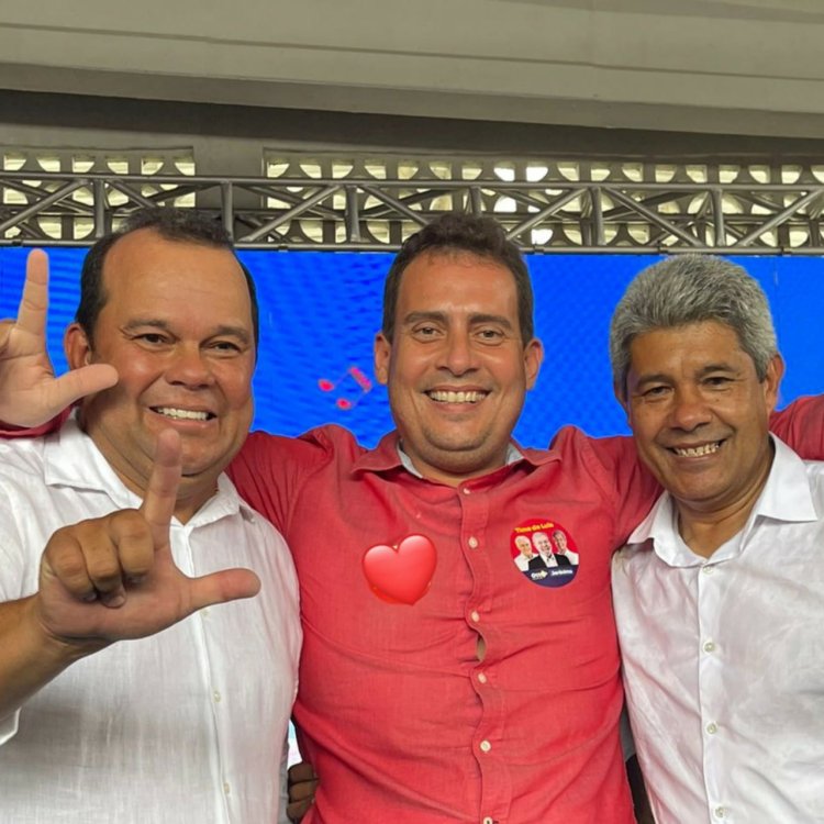 Política- Rivelino representa hoje São Sebastião do Passé no Time de Lula, Jerônimo, Geraldo Jr. e Otto