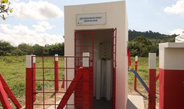 Prefeita Nilza da Mata inaugura obra da prefeitura em parceiria com a (CERB), que irá beneficiar cerca de 500 famílias de Banco de Areia e Barroquinha