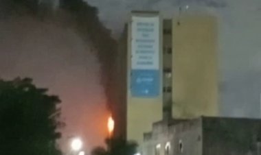 Hospital Salvador pegando fogo