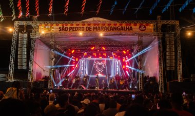 Arrocha e forró marcaram a primeira noite do festejo de Maracangalha. 