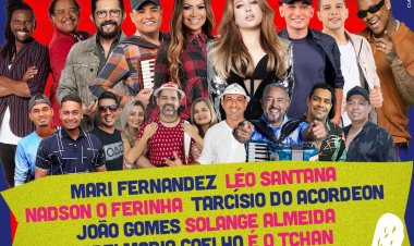 São João de São Sebastião do Passé terá shows de Mari Fernandez, Léo Santana, Nadson o Ferinha, Tarcísio do Acordeom, João Gomes, Adelmário Coelho e Solange Almeida em praça pública