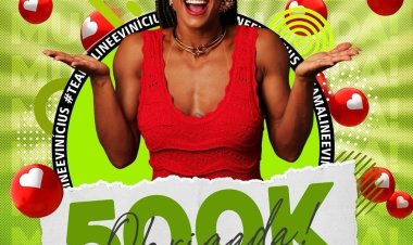 Somos 500 mil Aline no BBB 25, a primeira pipoca atingir essa marca.