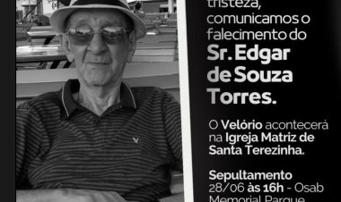Nota de Pesar – Edgar Torres (1929–2025)