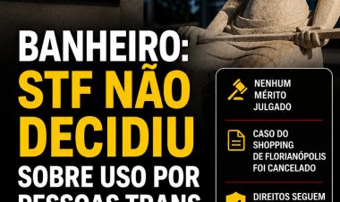 STF decidiu sobre uso de banheiro por pessoas trans? Entenda o que realmente aconteceu