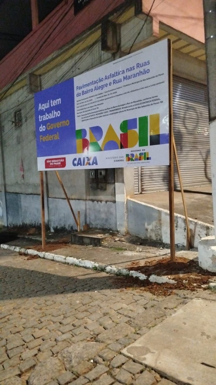Pavimentação Asfáltica Chega aos Bairros Alegre e Rua Maranhão em São Sebastião do Passé